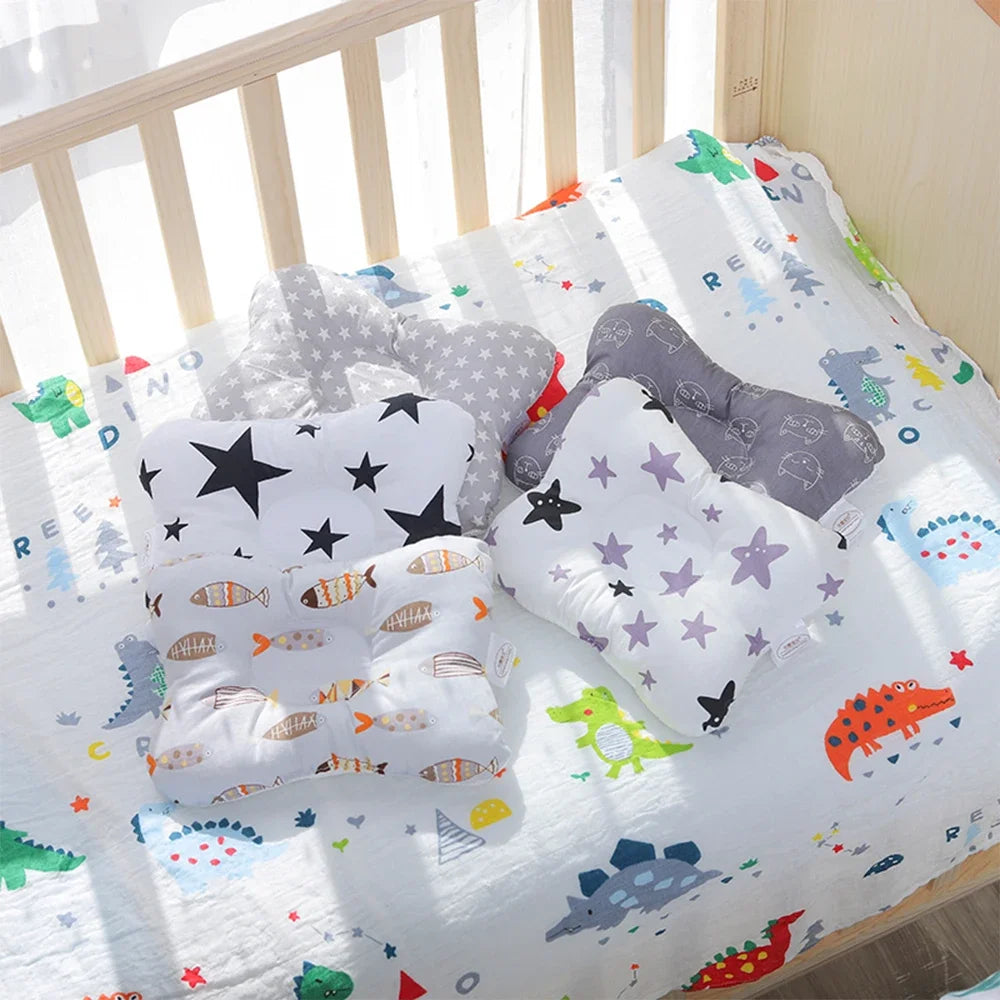 Baby-shaped Pillow with Head Deviation Prevention