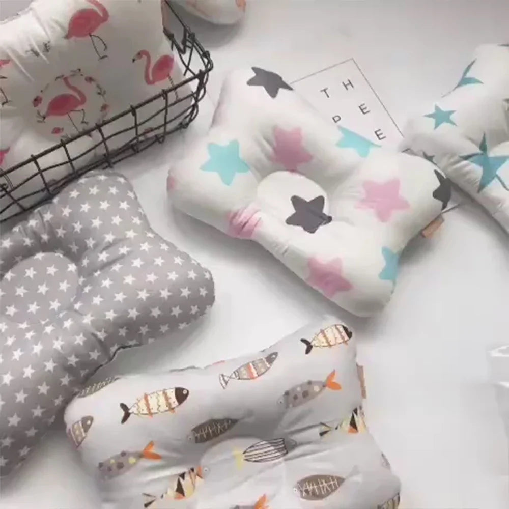 Baby-shaped Pillow with Head Deviation Prevention