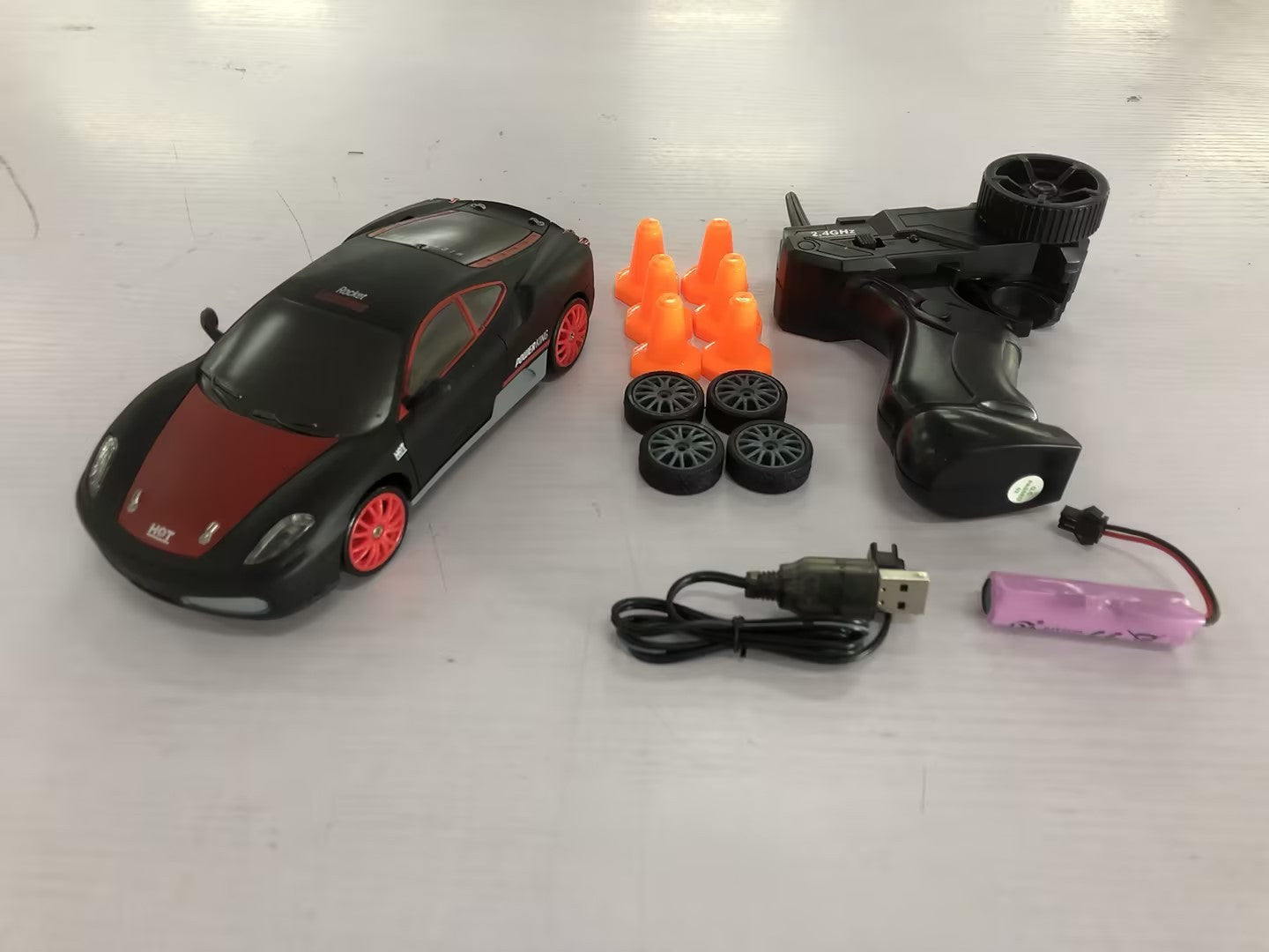 2.4G Drift Rc Car 4WD RC Drift Car Toy Remote Control GTR Model AE86
