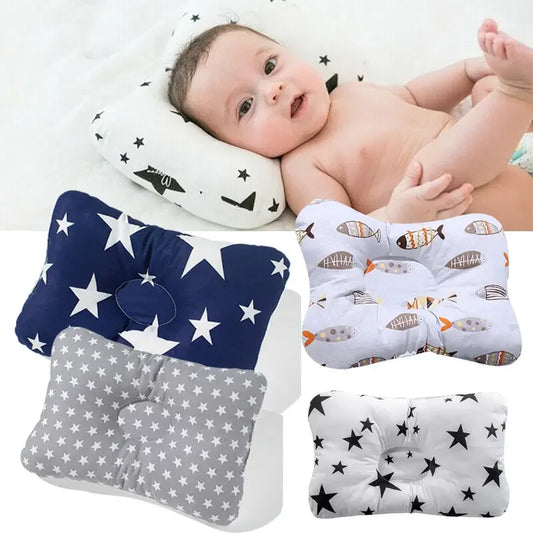 Baby-shaped Pillow with Head Deviation Prevention